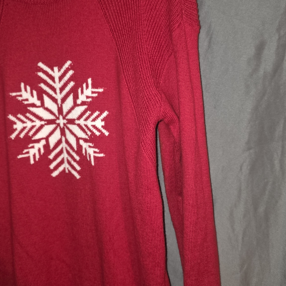 Red Snowflake Sweater - Picture 4 of 7